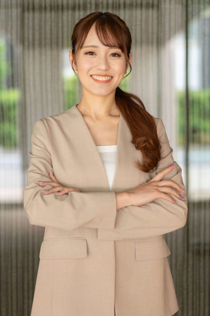 企業プロフィール撮影のヘアメイク仕上がり例